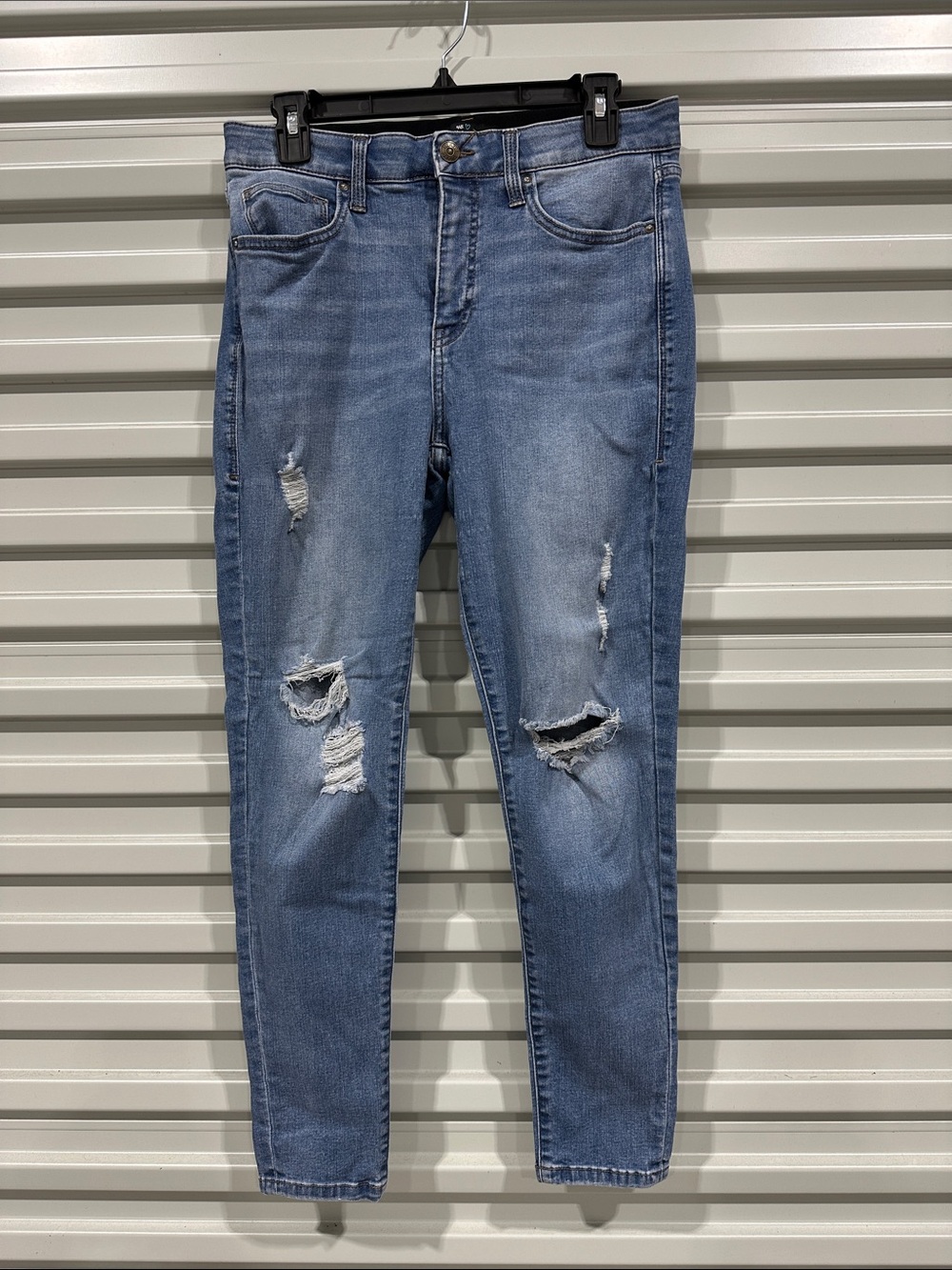 LuLaRoe Distressed Mid-Blue Stretch Jeans